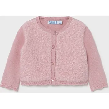 Dívčí oblečení Dívčí propínací svetr růžový Mayoral 2386 Velikost: 2 roky (92 cm)