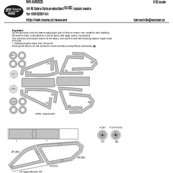Plastikový model 1/32 Mask AH-1G Cobra (late) BASIC (ICM 32061)