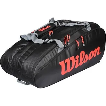 Tenisová taška Wilson Tour 3 Comp Clash černá/červená