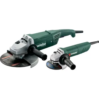úhlová bruska Set úhlových brusek METABO WX 2200-230 + W 750-125