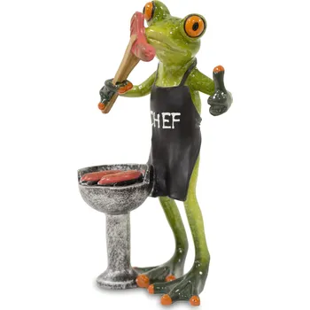 Keramická žabka - Kuchař