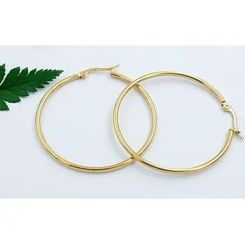 Náušnice Náušnice z chirurgické oceli kruhy 20908