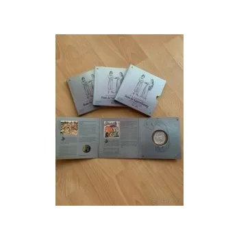 700 cent Lucembursko stříbrná pamětní mince k 700. výročí sňatku Jana Lucemburského s Eliškou Přemyslovnou