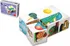 Dřevěná hračka Dino Set kostky zvířátka a děti 6 ks
