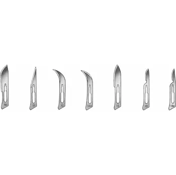 Skalpel Medin Čepelka skalpelová pro držák č.3 -10ks velikost: 12D