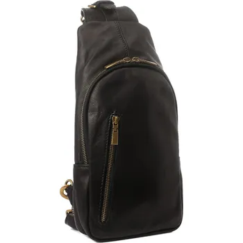 Kabelka Glara Kožená crossbody kabelka delšího tvaru 482892