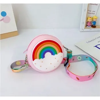 POP IT Kulatá kabelka - duha Barva: Růžová