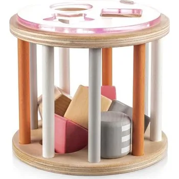 ZOPA Dřevěná aktivity vkládačka, Pink