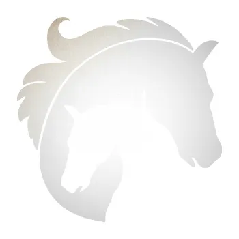 Samolepící dekorace SAMOLEPKA Kůň 086 pravá kobyla s hříbátkem (82 - odrazková reflexní bílá) NA AUTO, NÁLEPKA, FÓLIE, POLEP, TUNING, VLASTNÍ TEXT, TISK, AUTOSAMOLEPKY.cz, POLEPY, OBRÁZEK, LOGO, SAMOLEPKY