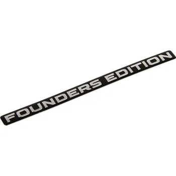 Samolepicí dekorace na vozidlo Škoda Enyaq iV-Boční nápis Founders Edition pravý