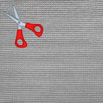 Stínicí plachta Stínící tkanina 180 g/m2, světle šedá, výška 1,5m - metráž (Světle šedá stínící tkanina – rašlový úplet)