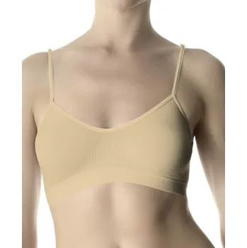 Dámské spodní prádlo Axirya - Dámská bezešvá podprsenka Brassiere - tělová/S/M