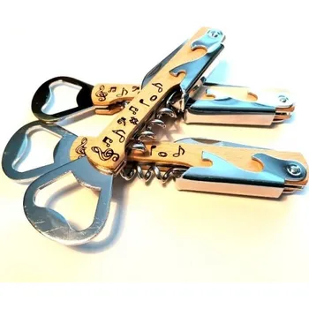 Vývrtka na víno s hudebním potiskem noty