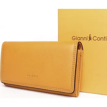 Peněženka Luxusní hořčicová kožená peněženka Gianni Conti no. 588373