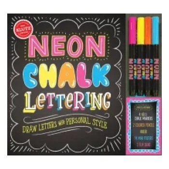 Kniha Neon Chalk Lettering – Editors Of Klutz (EN)
