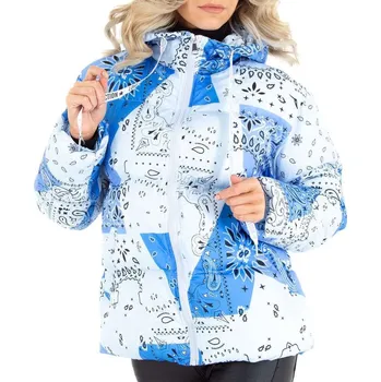 Dámská zimní bunda White ICY Barva: Modrá, Velikost: L