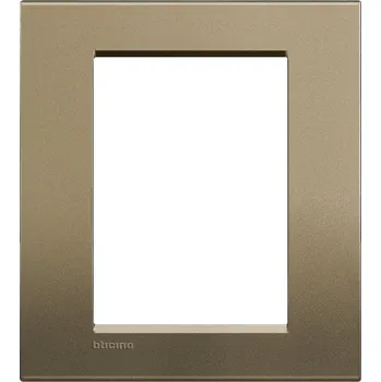 Elektrická zásuvka Rámeček BTICINO LLT hran.3+3M béžová LNA4826SQ