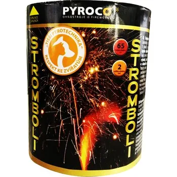 Zábavní pyrotechnika STROMBOLI, fontána