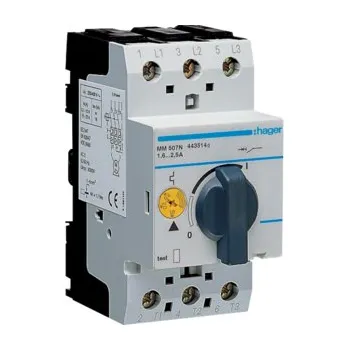 Jistič HAGER Spouštěč MM507N 1,60-2,5A motorů MM507N