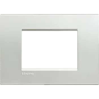 Elektrická zásuvka Rámeček BTICINO LNA4803AG HRAN.3M stříbr LNA4803AG