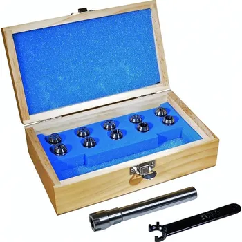 Kleštinový upínač 20x150 mm vč. kleštin ER16M 10ks