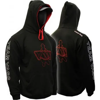 Pánská mikina VASS rybářská mikina s kapucí černá Velikost: M