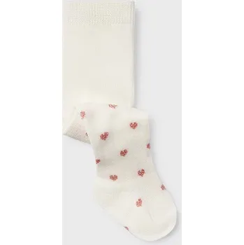 Dívčí pyžamo Kojenecké dívčí punčocháče Mayoral 9416 smetanové Rozměr: 0 měsíců