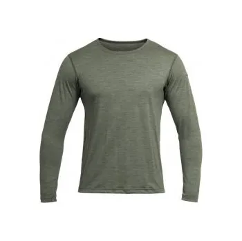 Pánské tričko Devold Breeze Man Shirt lichen melange XL; Zelená triko + DÁREK DLE VÝBĚRU!