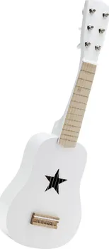 Hudební nástroj pro děti Kids Concept Dřevěná kytara bílá