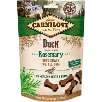 Pamlsek pro psa Carnilove Dog Semi Moist Snack Duck&Rosemary 200g