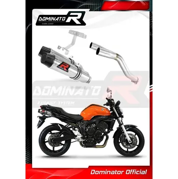 Výfuk pro motocykl Laděný výfuk DOMINATOR YAMAHA FZ6 S/N FAZER KONCOVKY HP3
