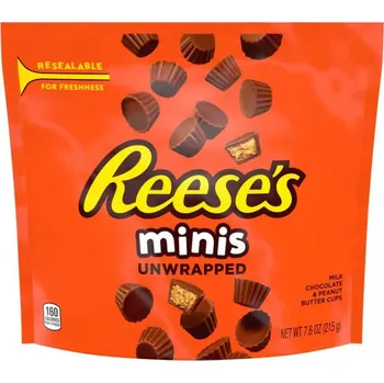 Bonbon Reese's Minis Peanut Butter Cups 215 g