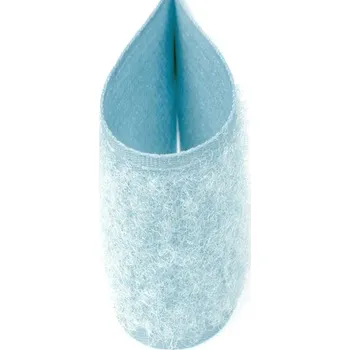 Suchý zip plyš světle modrý 2 cm