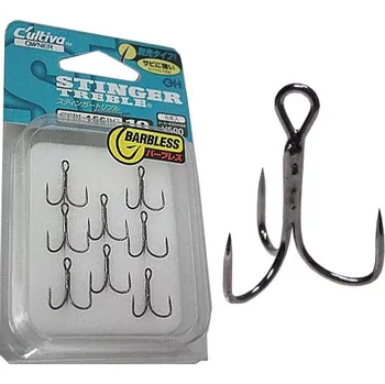 Rybářský háček Trojháček OWNER STBL.1.56 10 (OWNER Trojháček bez protihrotu Stinger Trebla STBL vel. 10)