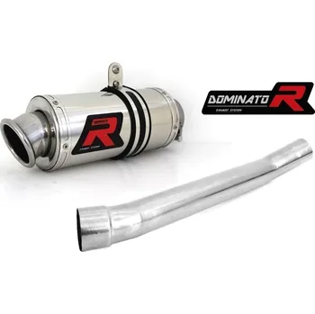 Výfuk pro motocykl Laděný výfuk DOMINATOR SUZUKI GSF BANDIT 1250 -06 KULATÁ KONCOVKA KRÁTKÁ GP1
