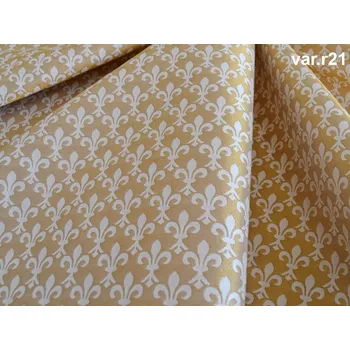 HEDVA ČESKÝ BROKÁT Luxusní brokát 160 51056 FLEUR DE LYS ecru | R21