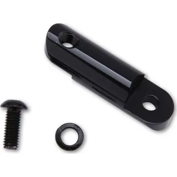 Zrcátko pro motocykl HIGHSIDER prodloužení zrcátka 16-L černý lesklý