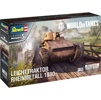 Plastikový model 1:35 Leichttraktor Rheinmetall 1930, World of Tanks