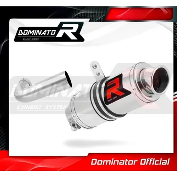 Výfuk pro motocykl Laděný výfuk DOMINATOR MOTO GUZZI V 1100 KULATÁ KONCOVKA KRÁTKÁ GP1