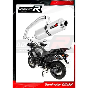 Výfuk pro motocykl Laděný výfuk DOMINATOR YAMAHA XT1200Z SUPERTENERE OVÁLNÁ KONCOVKA