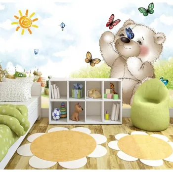 Fototapeta Solution Media 3D TAPETY - MEDVÍDEK A MĚSÍC MU1057 3 - 3D Relief - Vliesová tapeta - 320g/m2