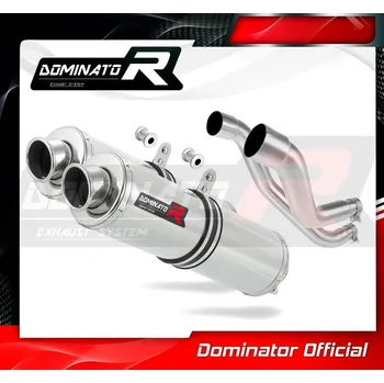 Výfuk pro motocykl Laděný výfuk DOMINATOR APRILIA PEGASO 650 STRADA 05-06 kulaté koncovky STANDART