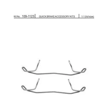 Brzdová destička Sada příslušenství brzdových destiček QUICK BRAKE