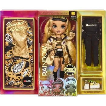 Panenka MGA Rainbow High Pyžamová párty Marisa Golding