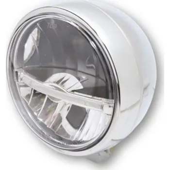 Osvětlení pro motocykl HIGHSIDER LED moto přední světlo JACKSON chrom