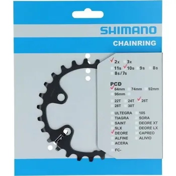 Převodník na kolo PRO-T Převodník Shimano FC-M6000 26 zubů na 2x10kol 4packa ,doprava od 69,-kč
