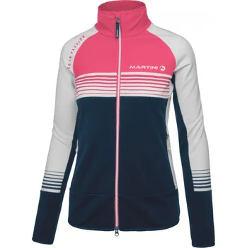 Dámská mikina Mikina funkční Martini Mountain Match Velikost: 38 modrá/bílá/růžová