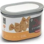 CURVER DRY GRAND CHEF 0,8L Dóza na potraviny 15x9x9,5cm, šedá/transparentní 04341-364 free_store_pickup