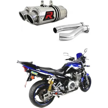 Výfuk pro motocykl Laděný výfuk DOMINATOR YAMAHA XJR1300 99-06 KULATÉ KONCOVKY KRÁTKÉ GP1