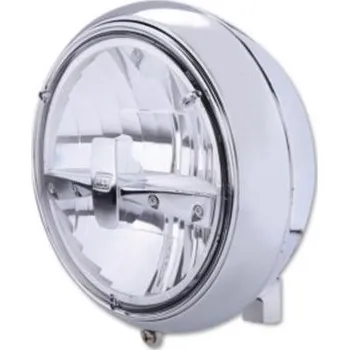 Osvětlení pro motocykl HIGHSIDER LED moto přední světlo Yuma 2 TYP 3 chrom